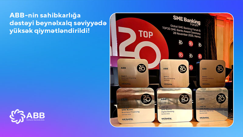 ABB Mərkəzi Asiyanın ən yaxşı banklarından oldu