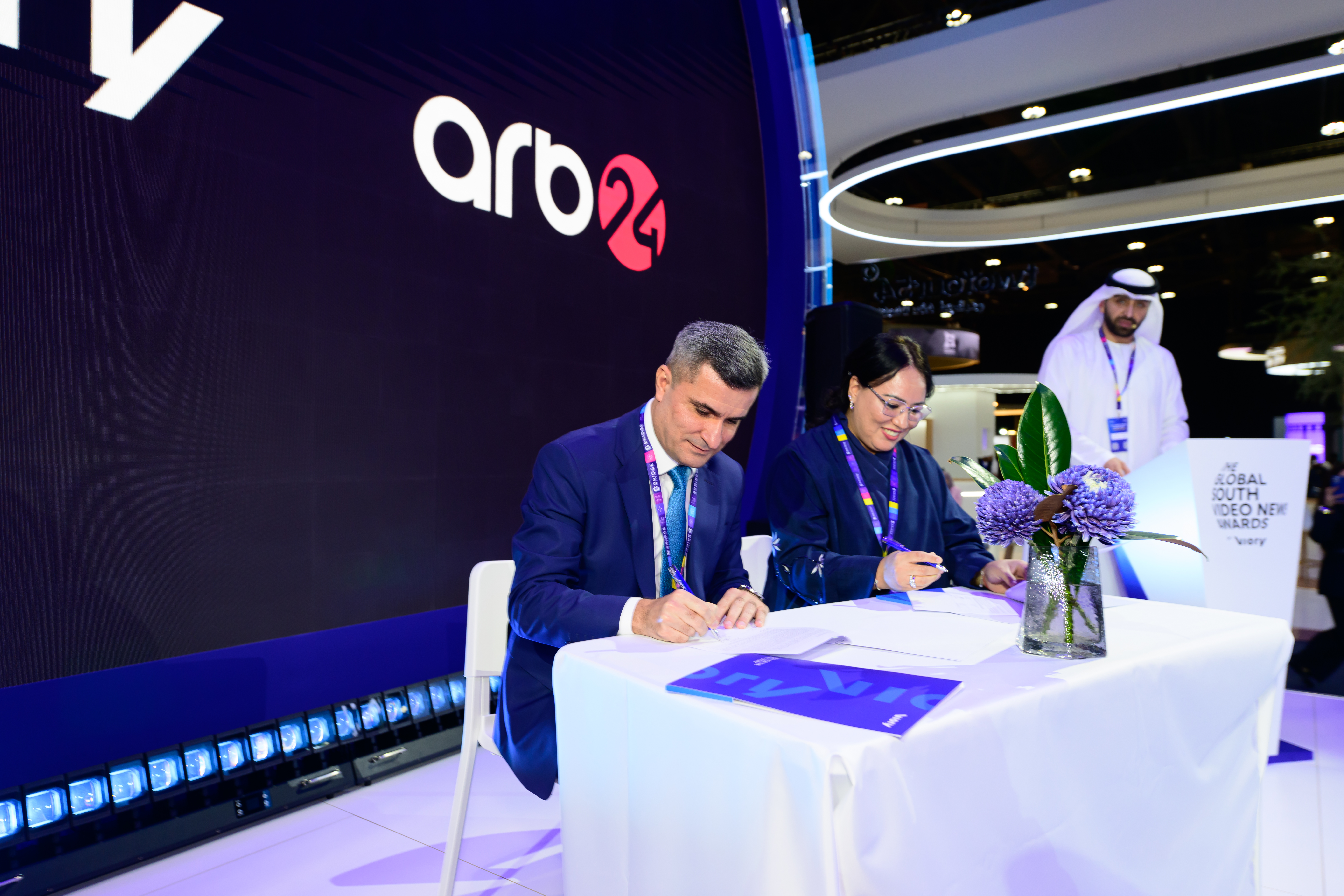 ARB 24 BƏƏ-nin beynəlxalq informasiya agentliyi ilə memorandum imzaladı (FOTO/VİDEO)