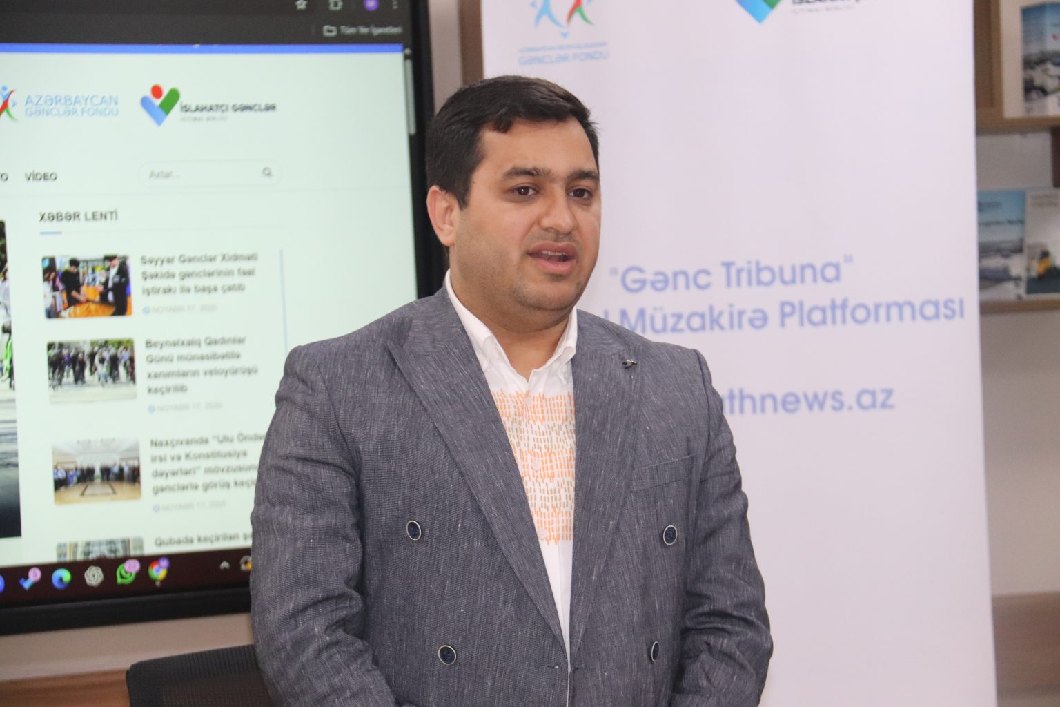 “Gənclər danışır” layihəsi: Gənclər üçün yeni onlayn platforma istifadəyə verildi (FOTO)