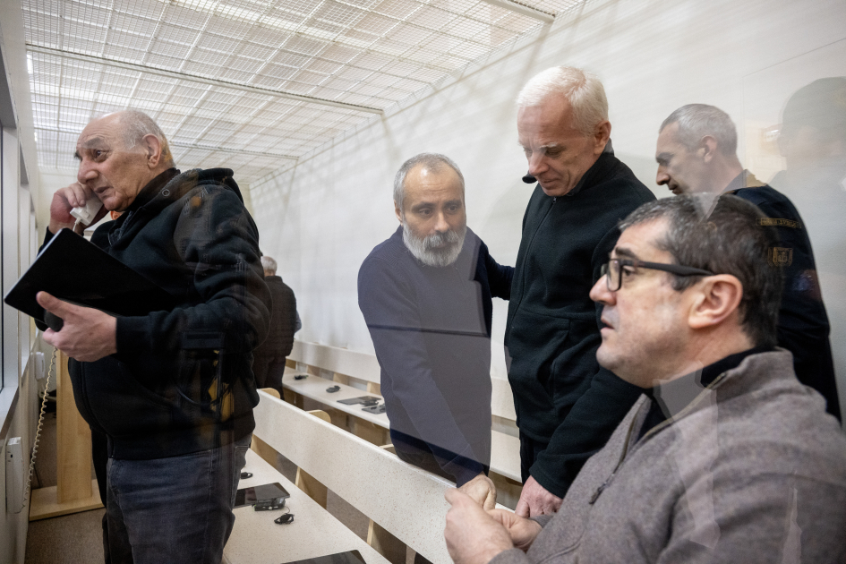 Təqsirləndirilən şəxslərin vəkillərinin müdafiə çıxışı yekunlaşdı (FOTO)