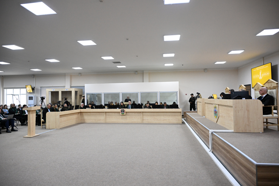 Ermənistan vətəndaşlarının məhkəməsi təqsirləndirilən şəxslərin son söz çıxışları ilə davam etdirildi