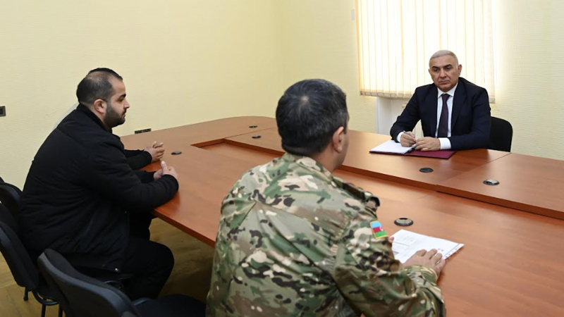 Vüqar Əhmədov Qobustanda vətəndaşlarla görüşdü