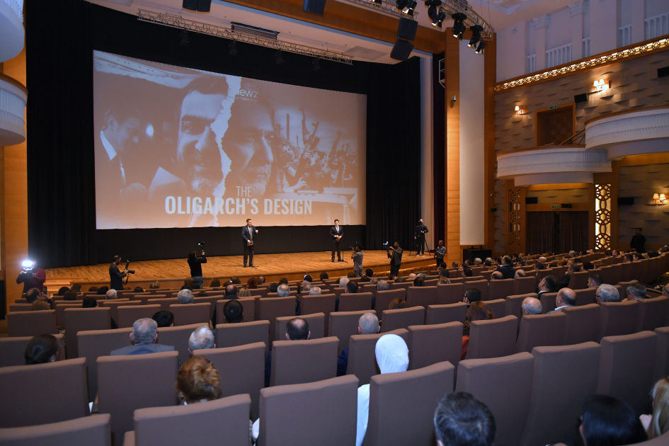 Nizami Kino Mərkəzində “The Oligarch’s Design” sənədli filminin nümayişi oldu (FOTO)