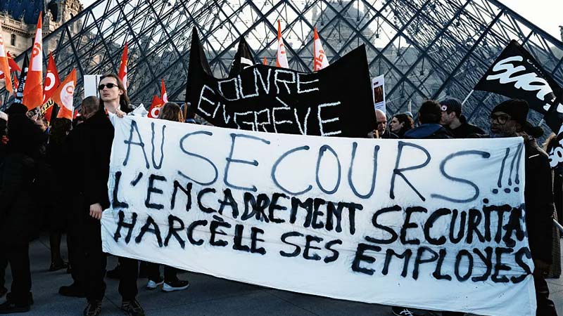 Luvr bağlandı: işçilər tətilə başladı – Məşhur muzeyə növbəti zərbə (FOTO)