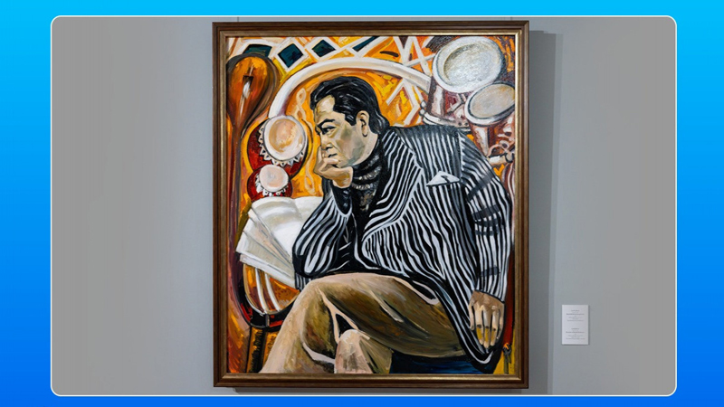 Rəşid Behbudovun itmiş rəsmi ABB-nin dəstəyi ilə yenidən yaradıldı