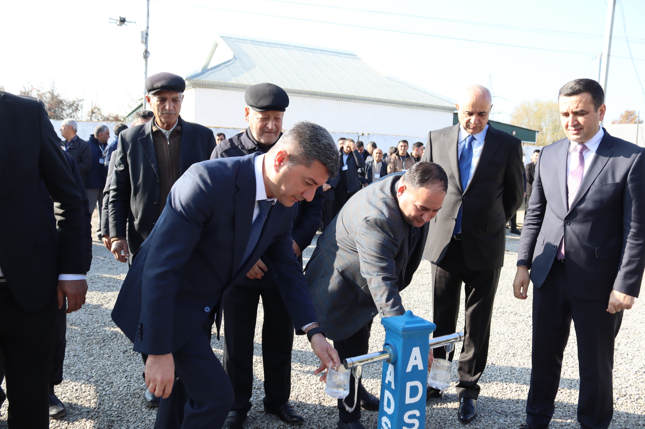 Saatlının Mollavazlı və Bəylər kəndləri içməli su ilə təmin olundu (FOTO)