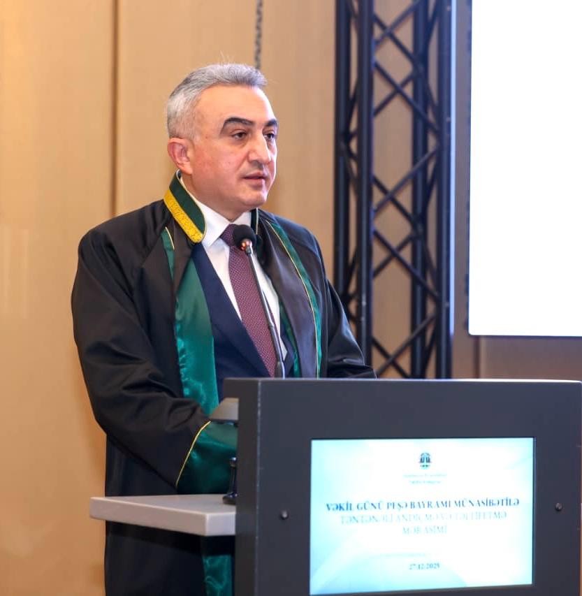 Vəkil Günü münasibətilə Vəkillər Kollegiyasının təntənəli mərasimi keçirilib