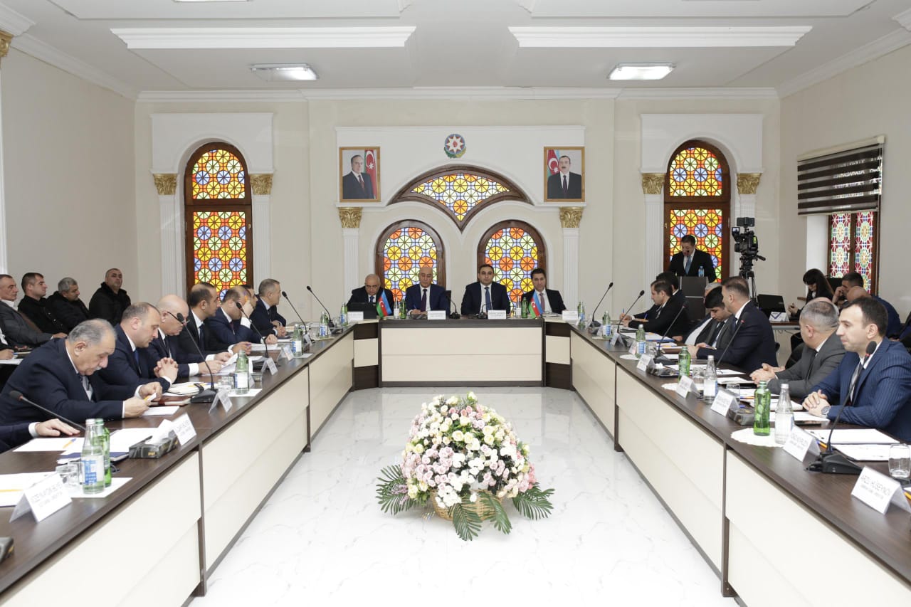 Sudan səmərəli istifadənin təkmil üsullarımın tətbiqi mövsusunda geniş tərkibli iclas keçirildi (FOTO)