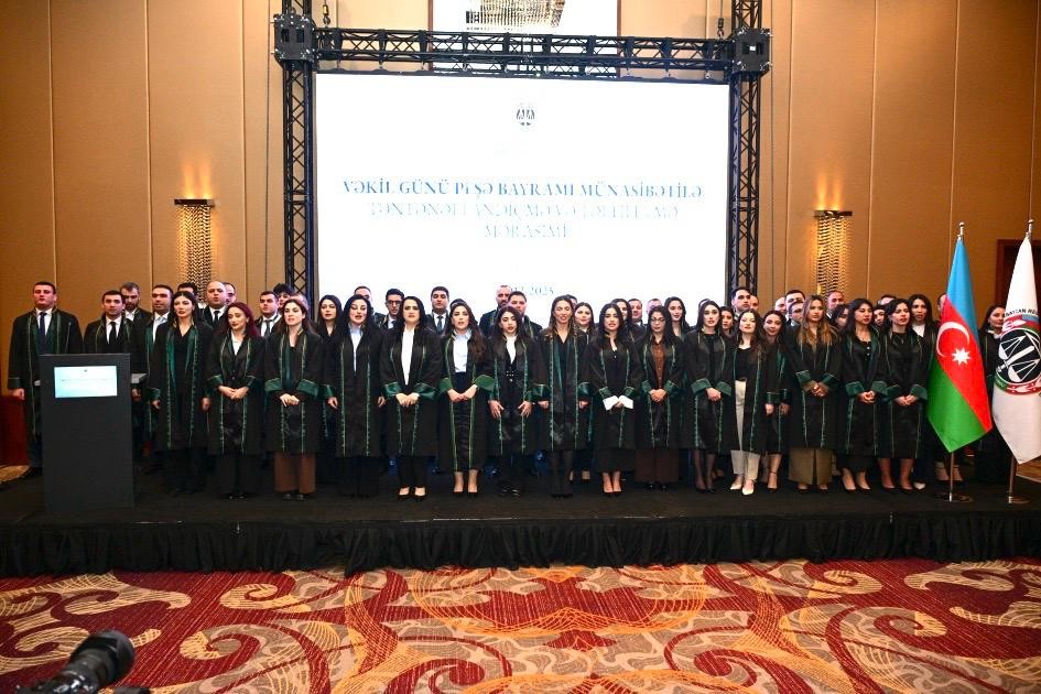 Vəkil Günü münasibətilə Vəkillər Kollegiyasının təntənəli mərasimi keçirilib