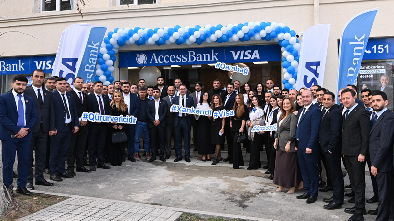 AccessBank VİSA ilə növbəti kobrend filialını Xankəndidə açdı!
