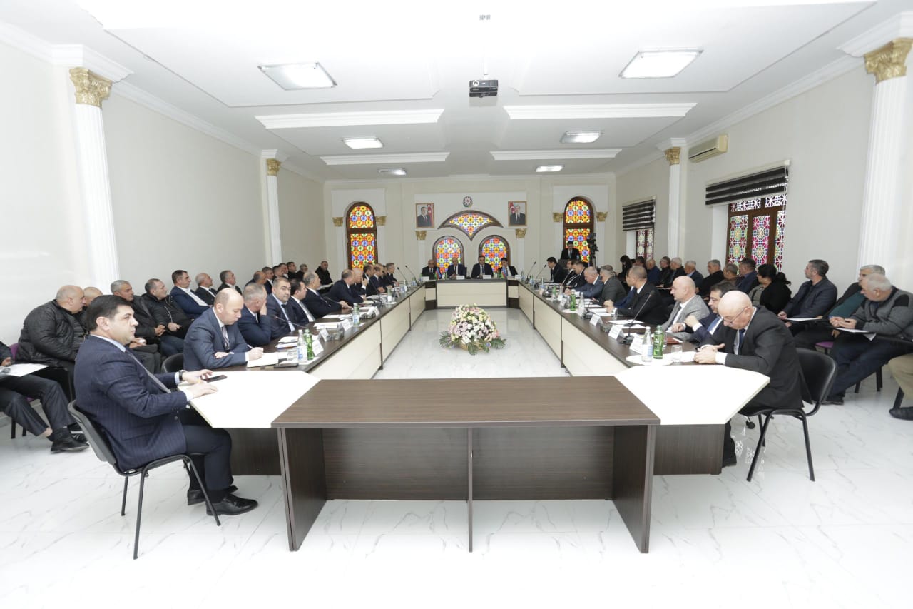 Sudan səmərəli istifadənin təkmil üsullarımın tətbiqi mövsusunda geniş tərkibli iclas keçirildi (FOTO)