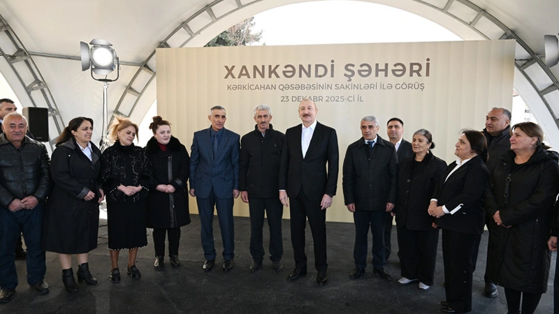 Prezident Xankəndiyə səfər edib (YENİLƏNİB)