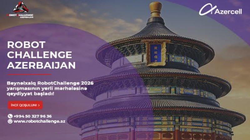 Azercell Beynəlxalq Robot Olimpiadasının Azərbaycandakı rəsmi sponsoru oldu