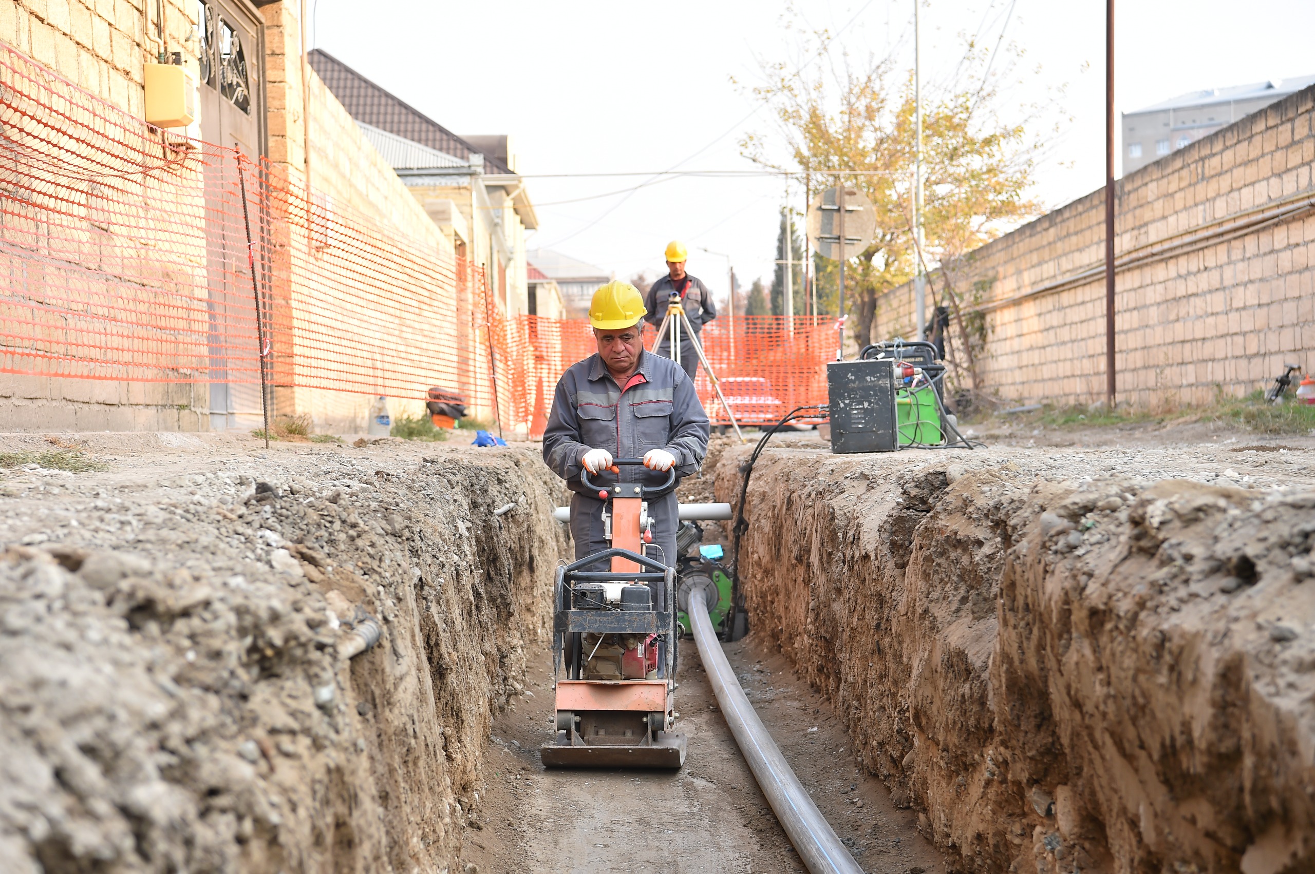 Gəncədə 428 kilometr içməli, 380 kilometr tullantı su xətti çəkilib (FOTO/VİDEO)