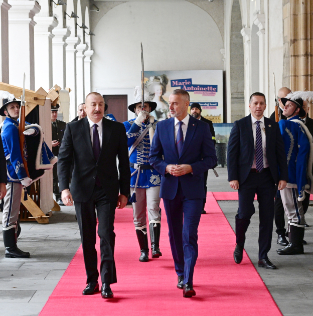 İlham Əliyevin Slovakiya Milli Şurasının sədri ilə təkbətək və geniş tərkibdə görüşləri oldu (YENİLƏNİB)