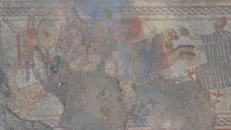 Troya müharibəsinin alternativ sonu: Danışılmamış hekayə Roma mozaikasında ortaya çıxdı
