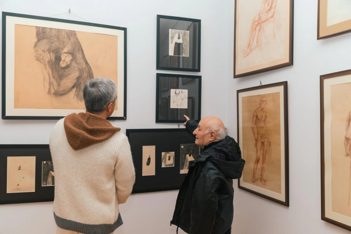 Anar Ələkbərov Ömər Eldarovu evində ziyarət etdi (FOTO)