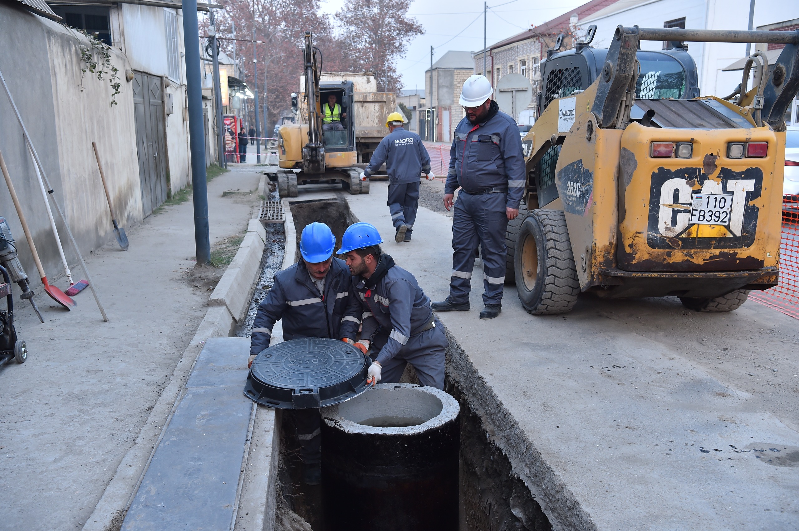 Gəncədə 428 kilometr içməli, 380 kilometr tullantı su xətti çəkilib (FOTO/VİDEO)