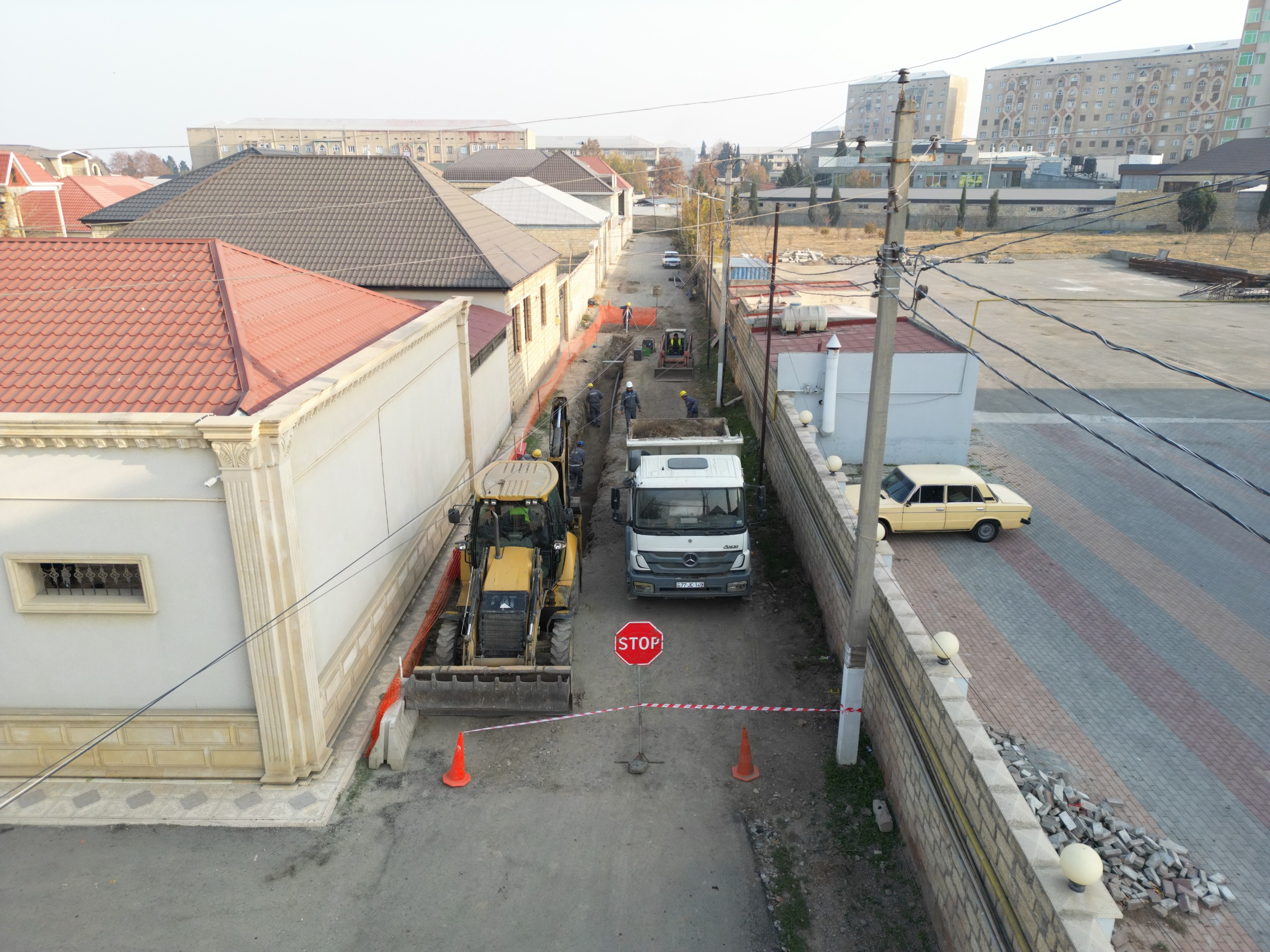 Gəncədə 428 kilometr içməli, 380 kilometr tullantı su xətti çəkilib (FOTO/VİDEO)