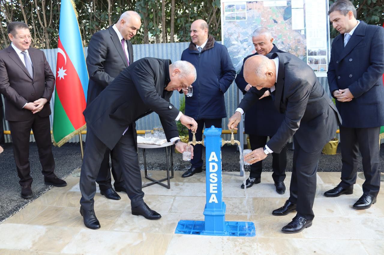 Daha bir kənd içməli su ilə təmin olundu