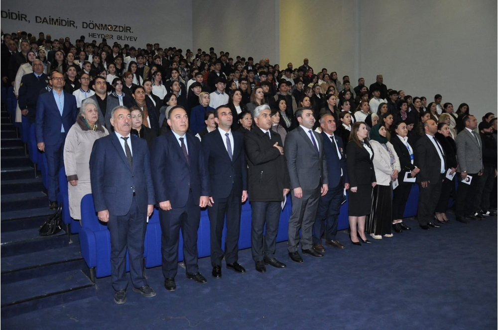 Mingəçevirdə “Milli Qəhrəman Natiq Qasımovun İgidlik Salnaməsi” mövzusunda geniş tərbiyəvi-maarifləndirici tədbir keçirildi