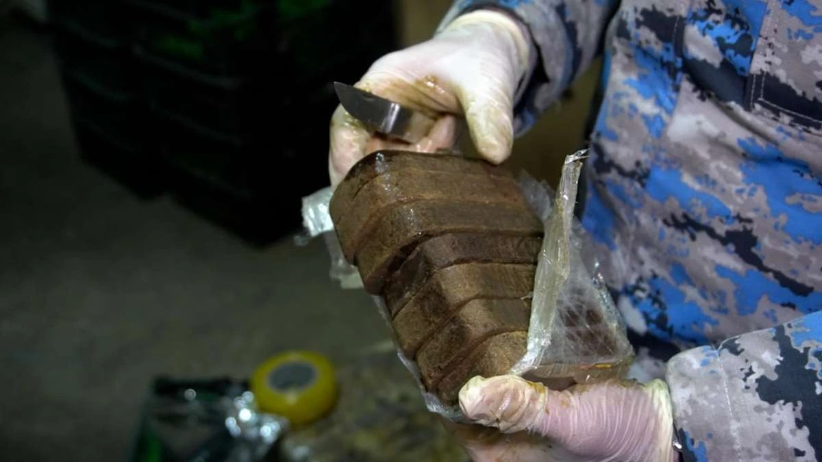 Astara Gömrük İdarəsində 148 kiloqramdan artıq narkotik vasitə aşkarlandı