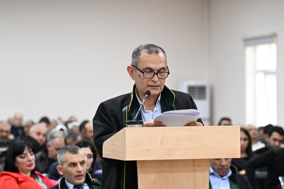 Təqsirləndirilən şəxslərin vəkillərinin müdafiə çıxışı yekunlaşdı (FOTO)