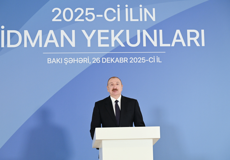 Prezident ilin idman yekunlarına həsr olunan mərasimdə iştirak etdi (YENİLƏNİB)