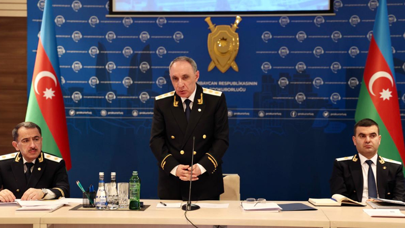 Kamran Əliyev Korrupsiyaya qarşı Mübarizə İdarəsində müşavirə keçirdi (FOTO)