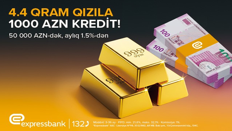 Rəsmi iş yeri olmadan 50 000 AZN-dək kredit