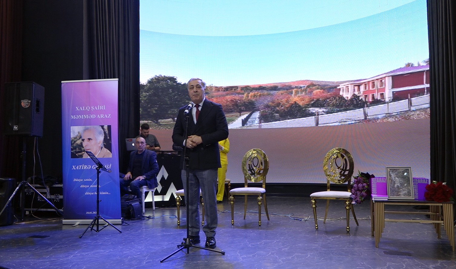 Məmməd Arazın xatirə gecəsi keçirildi (FOTO)