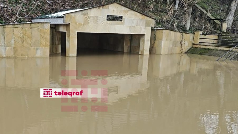 Mişarçayda suyun səviyyəsi maksimum həddə yaxınlaşır