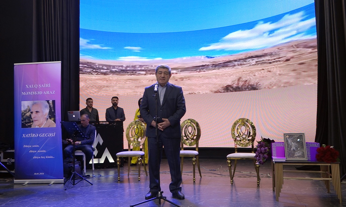 Məmməd Arazın xatirə gecəsi keçirildi (FOTO)