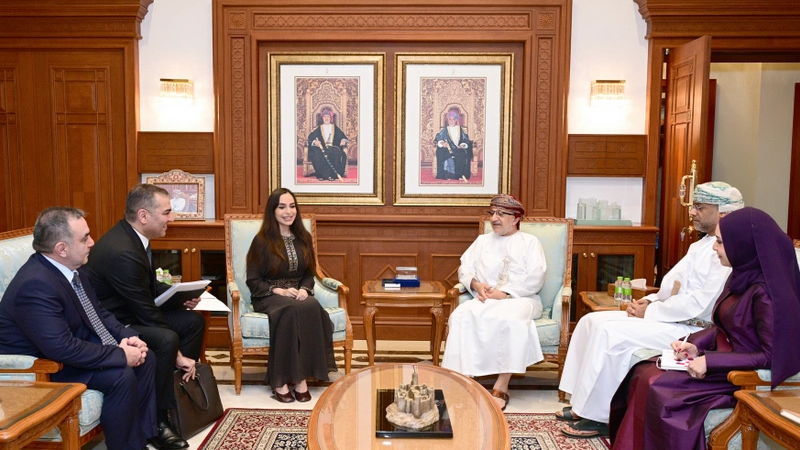 Leyla Əliyeva Omanda səfərdədir (FOTO)