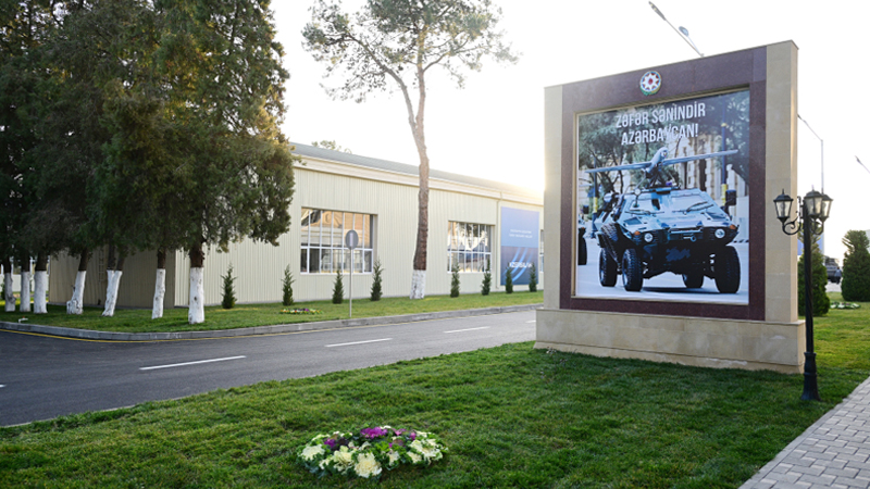 Prezident Tərtərdə zavodun yenidənqurmadan sonra açılışında iştirak etdi