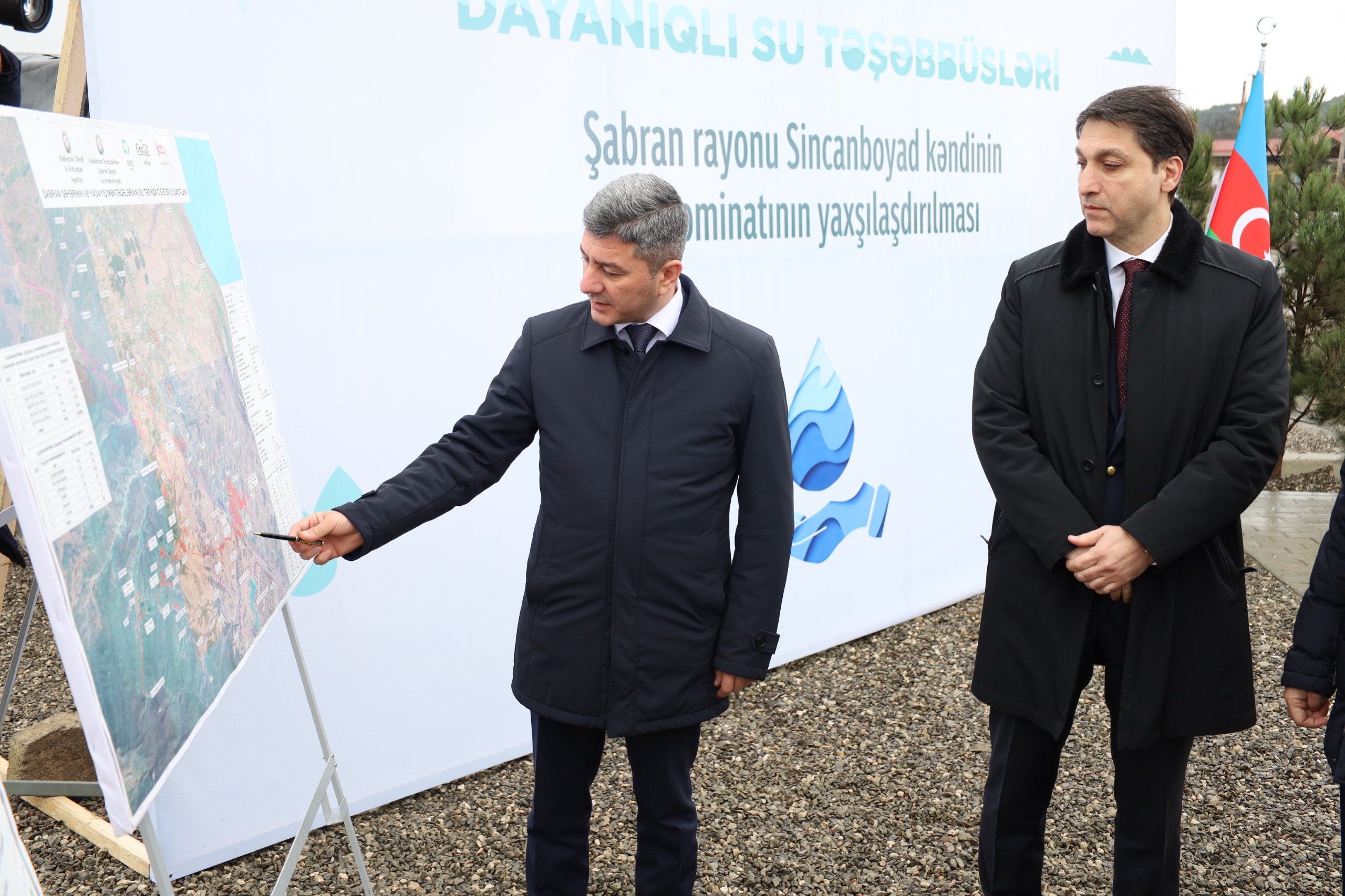 Şabranın Sincanboyad kəndində yüzlərlə sakin içməli su ilə təmin olundu (FOTO)