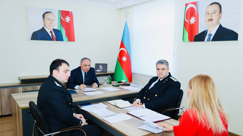 Baş prokuror Şirvanda vətəndaşları qəbul etdi (FOTO)