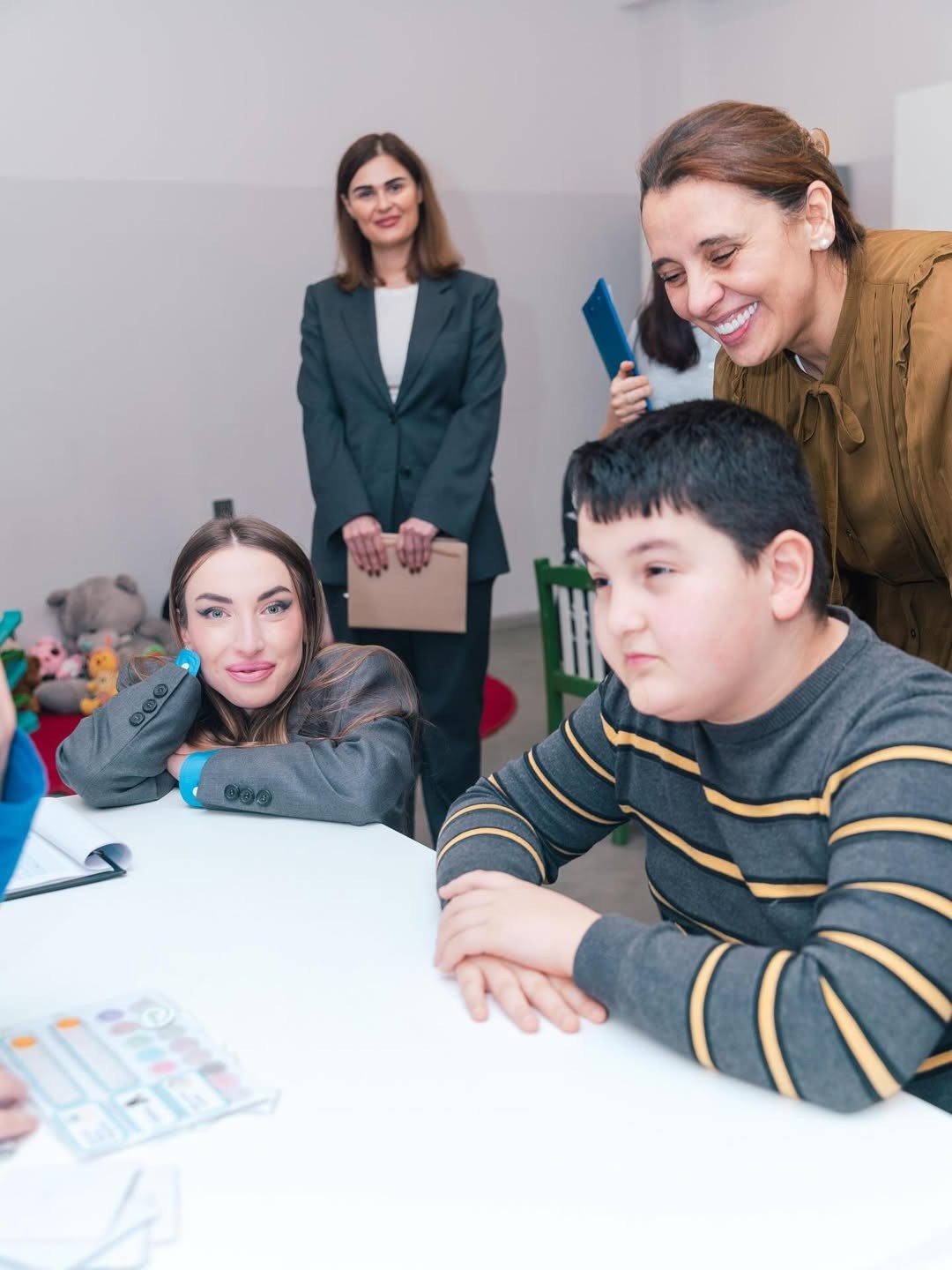 Alena Əliyeva Auitizm Mərkəzində (FOTOLAR)