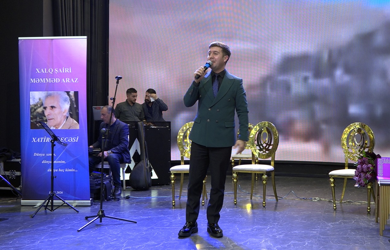 Məmməd Arazın xatirə gecəsi keçirildi (FOTO)
