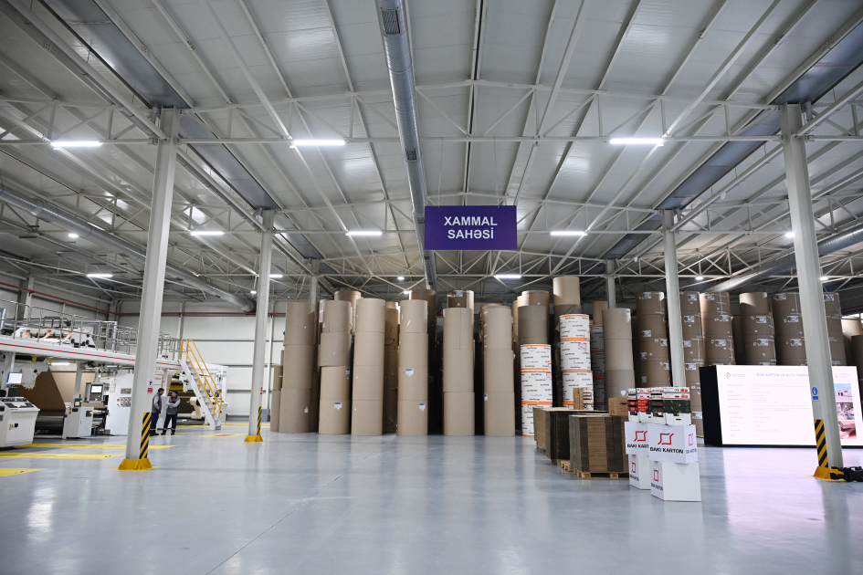 Prezident Sumqayıt Sənaye Parkında açılışlar etdi (YENİLƏNİB)