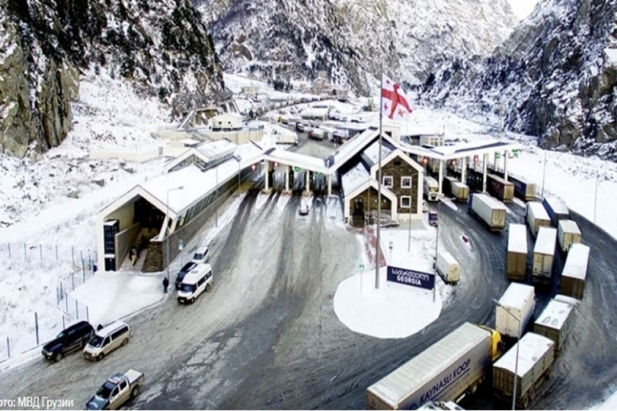 Rusiya-Gürcüstan quru sərhədi qar uçqunu təhlükəsi səbəbindən bağlandı