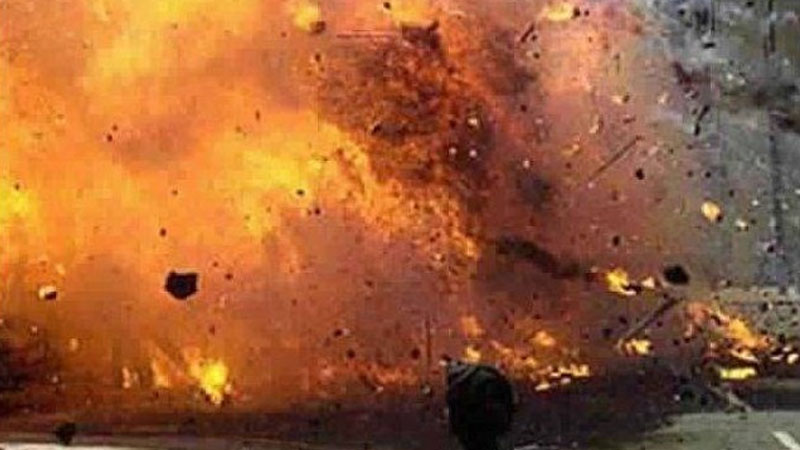 Şəkidə evdə partlayış oldu (VİDEO)