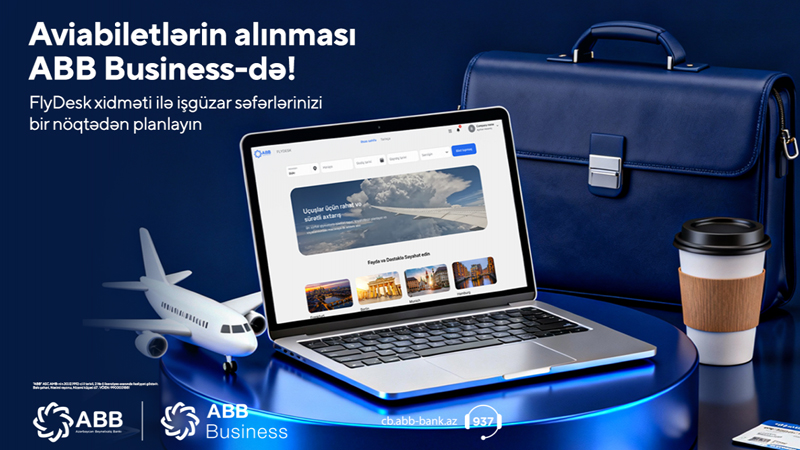İndi aviabiletlər də ABB Business-də alınır