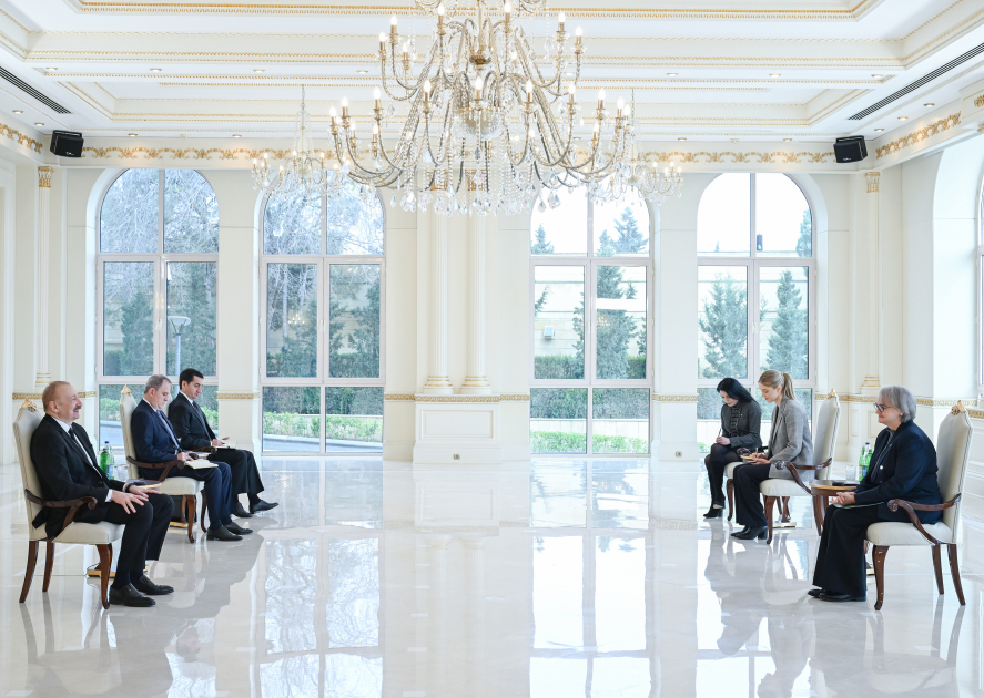 Prezident yeni səfirlərin etimadnaməsini qəbul etdi (FOTO)