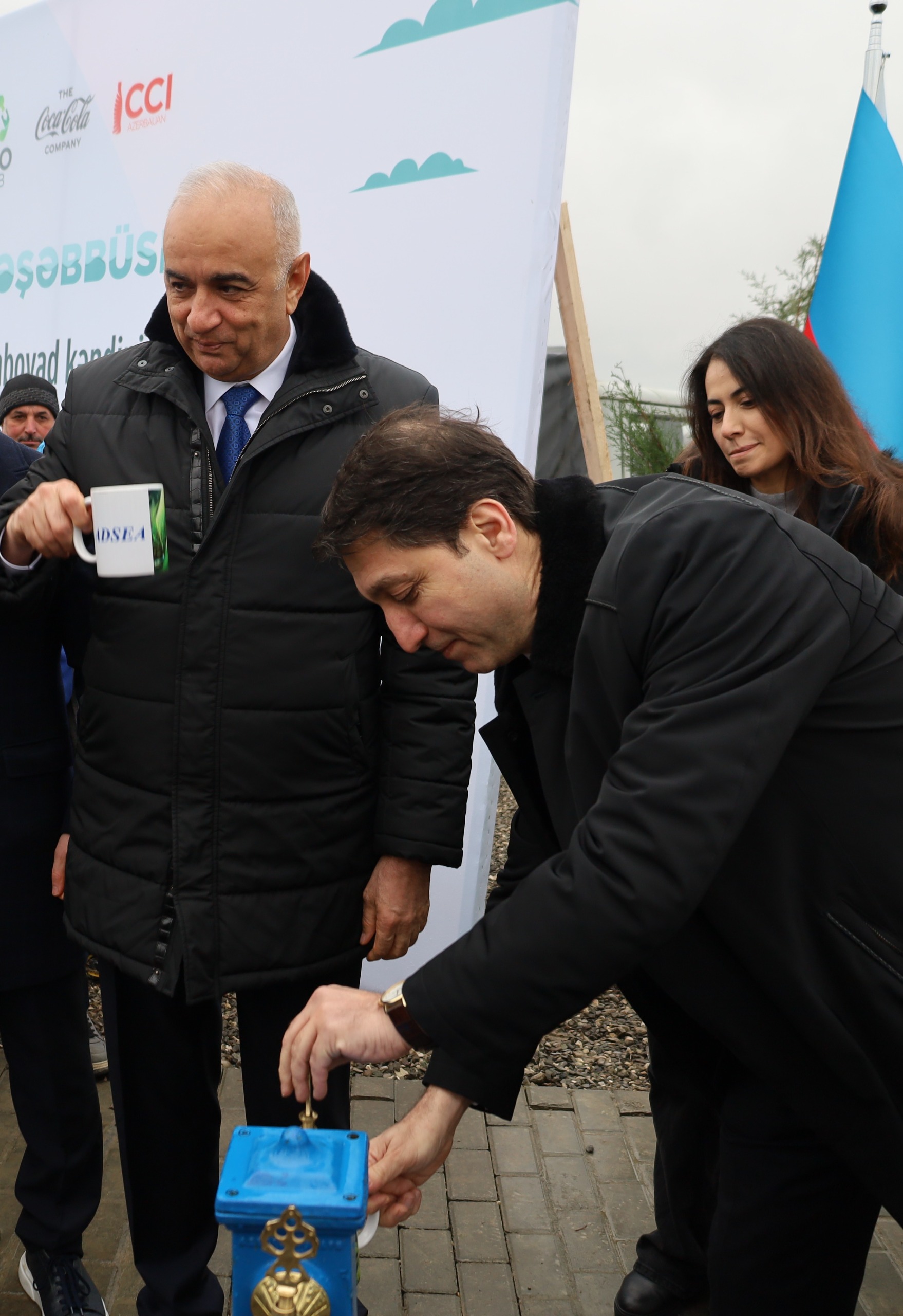 Şabranın Sincanboyad kəndində yüzlərlə sakin içməli su ilə təmin olundu (FOTO)