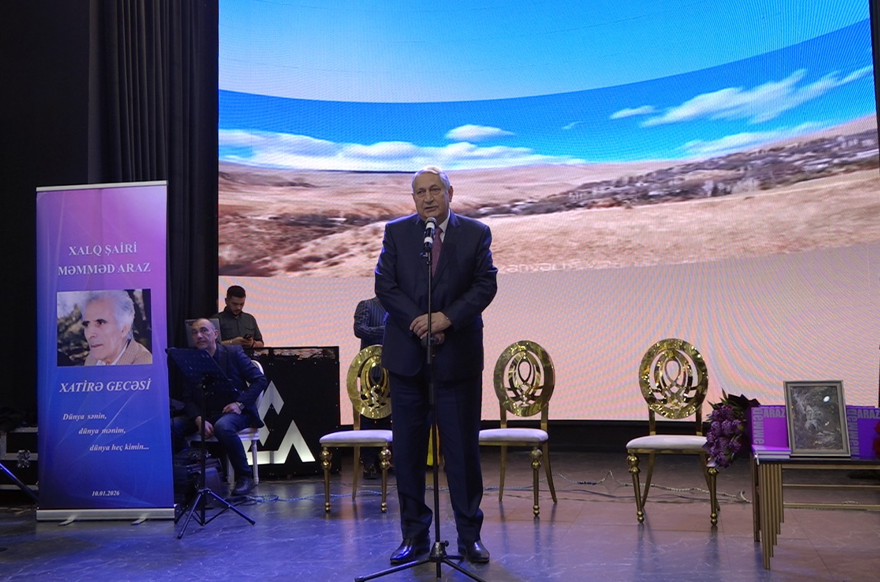 Məmməd Arazın xatirə gecəsi keçirildi (FOTO)