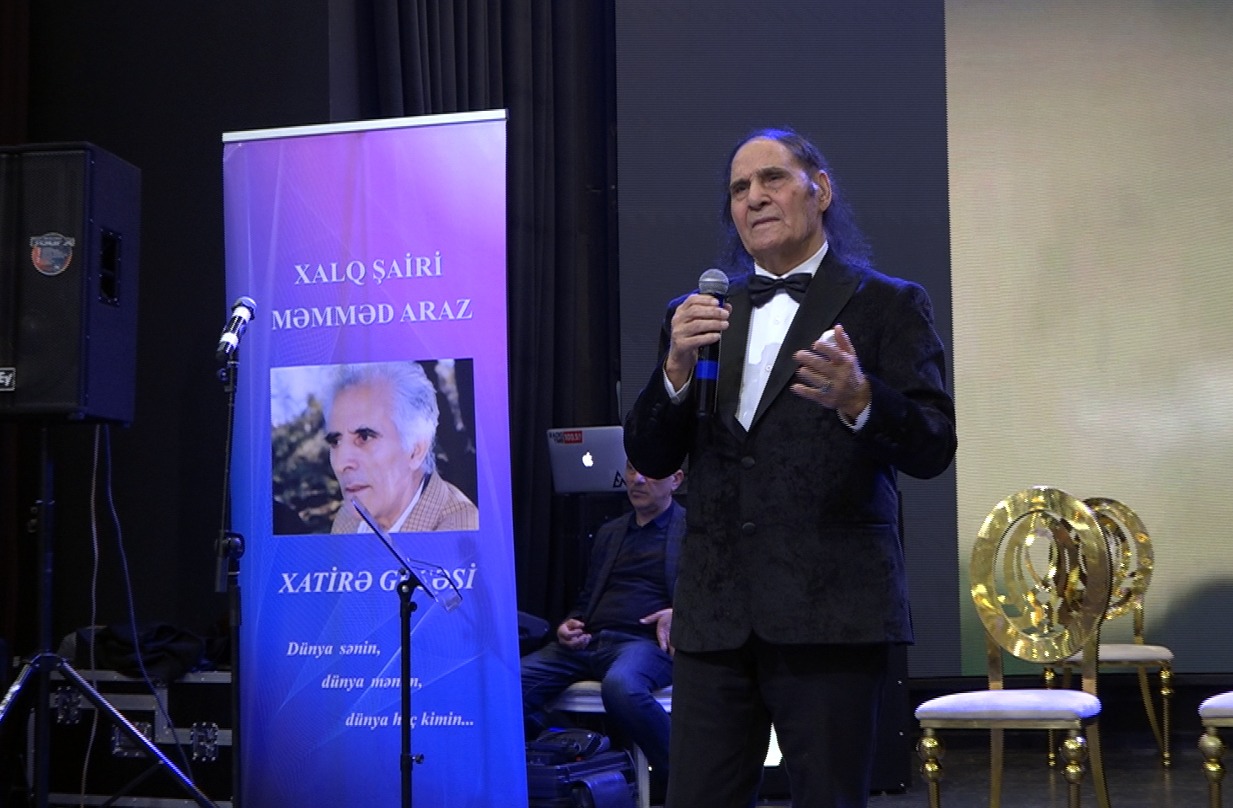 Məmməd Arazın xatirə gecəsi keçirildi (FOTO)