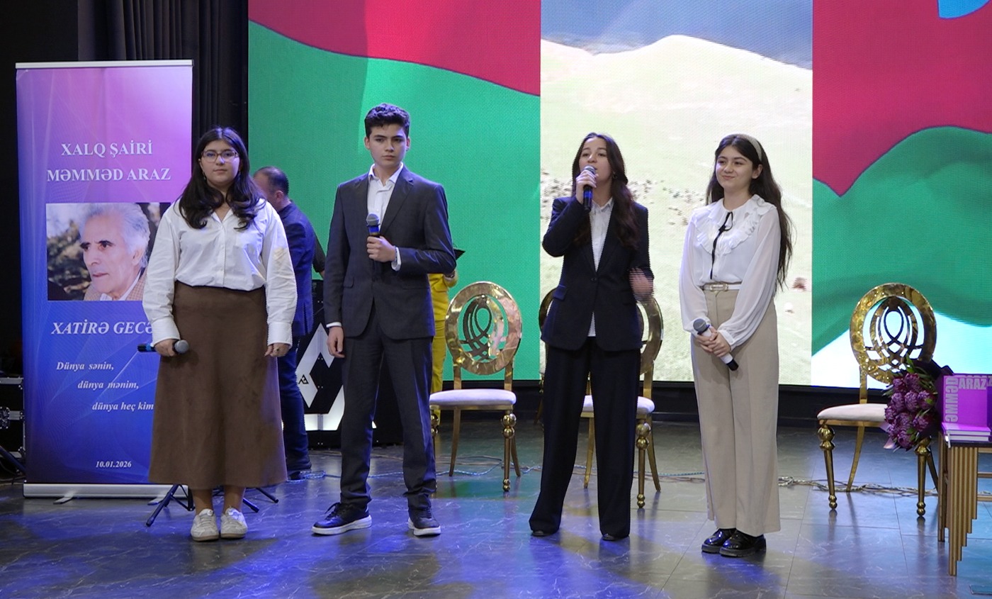 Məmməd Arazın xatirə gecəsi keçirildi (FOTO)