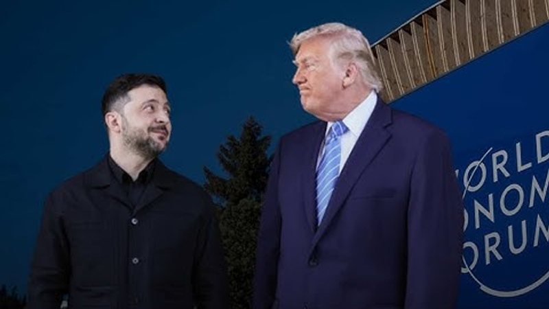Zelenskinin Trampa mesajı: 