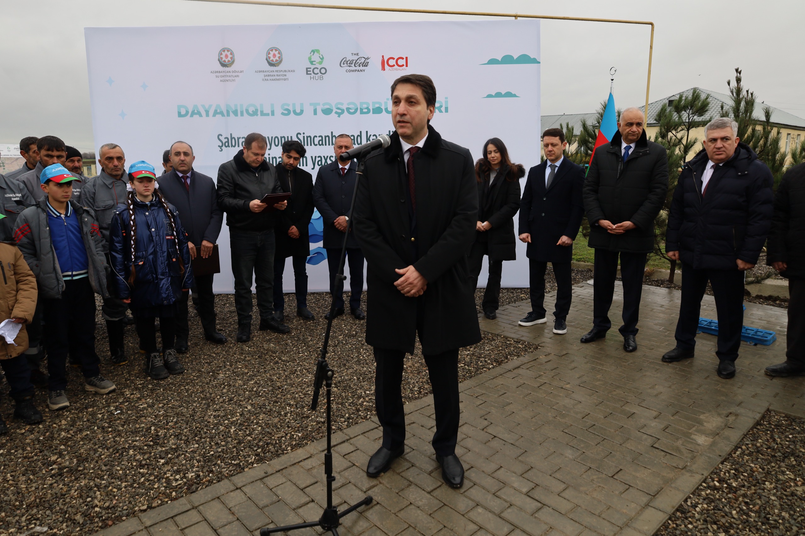 Şabranın Sincanboyad kəndində yüzlərlə sakin içməli su ilə təmin olundu (FOTO)